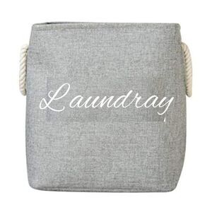 Fabric Laundry Hamper Storage Bag Pop up Collapsible Bin Basket with Rop…